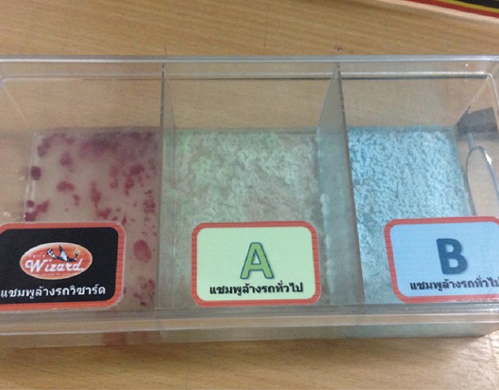 การทดลอง เเชมพู wizard